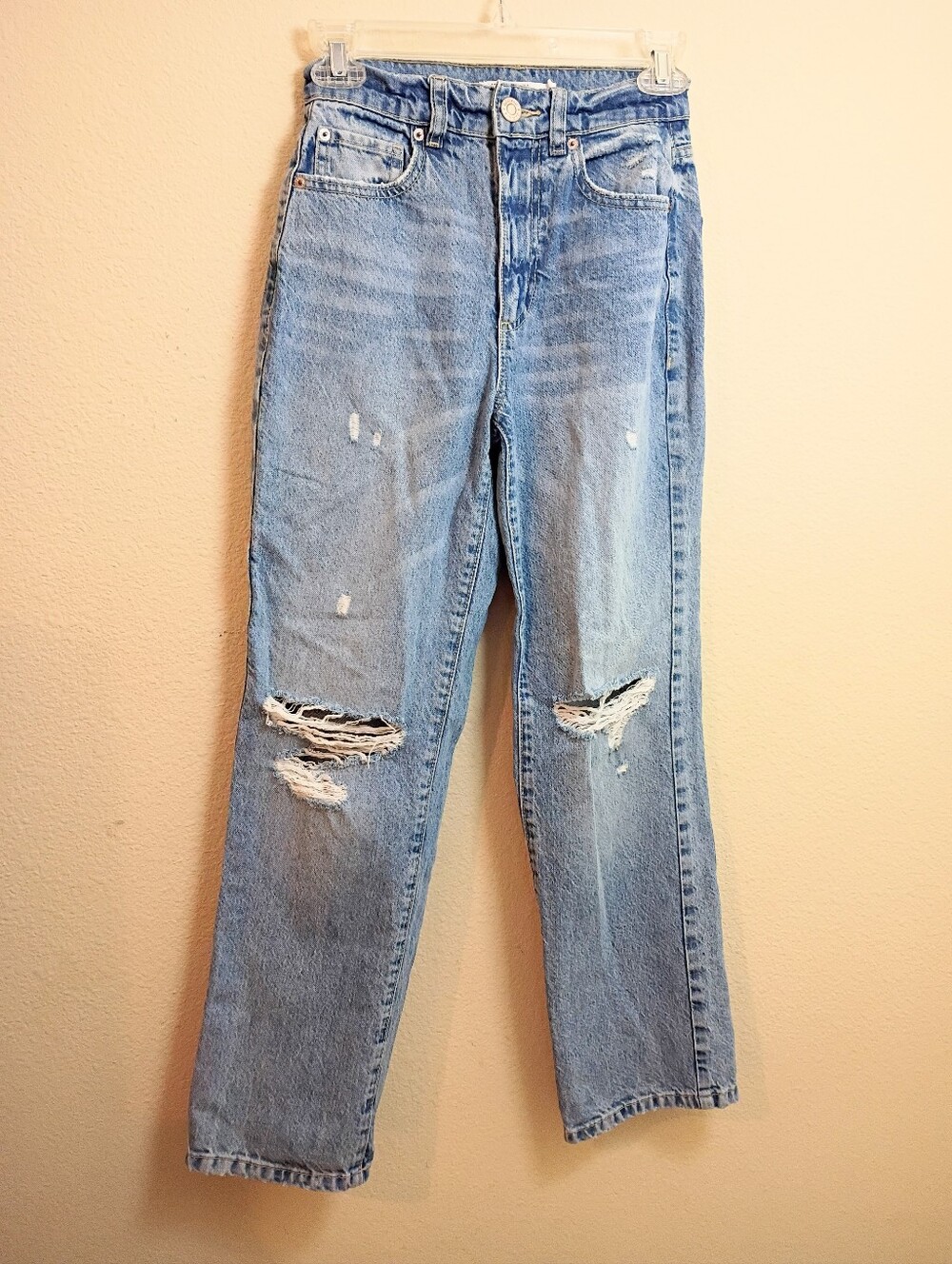 Ripped Jeans Blue Denim